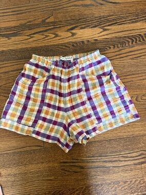 Gravel & Gold Linen Blend Shorts